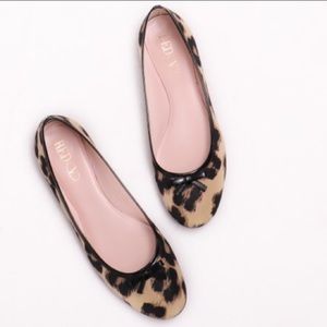 RED Valentino Leopard Print Ballerina Flat